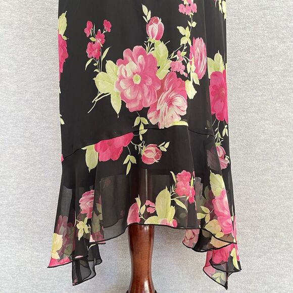 Speechless Babydoll Floral Dress Size 10 Y2K Fairy Goth Dark Romantic Juniors 13 - Picture 6 of 13